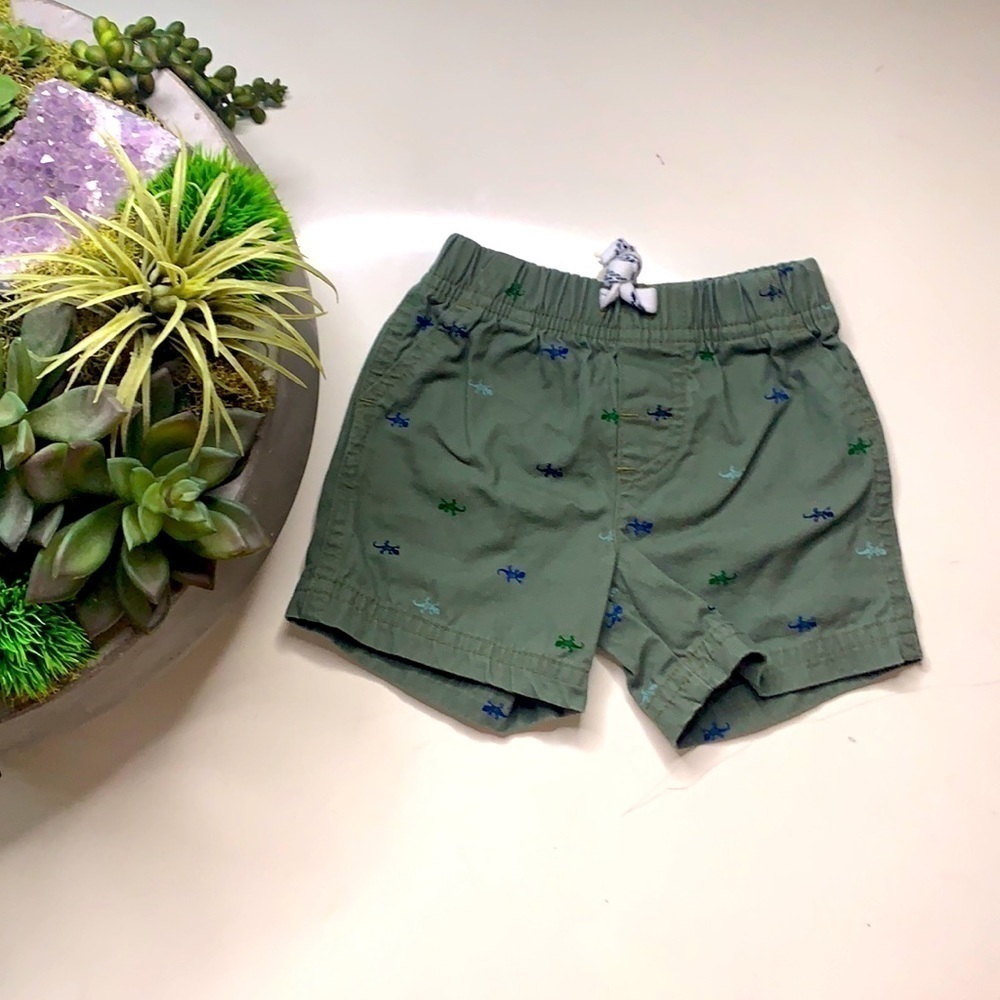 Carter’s infant 9 m gecko lizard Print casual  Shorts